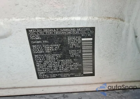 2016 Nissan Rogue S z USA, uszkodzony, nr VIN KNMAT2MV0GP617557